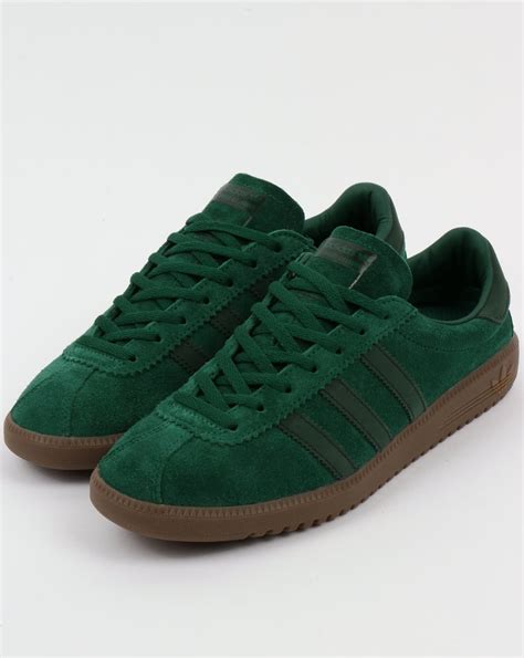 adidas Originals Bermuda sneakers in dark green 